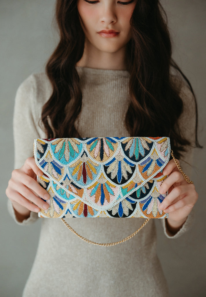 On Cloud Nine Beaded Handbag (Preorder)