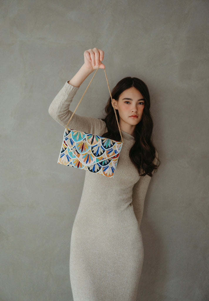 On Cloud Nine Beaded Handbag (Preorder)