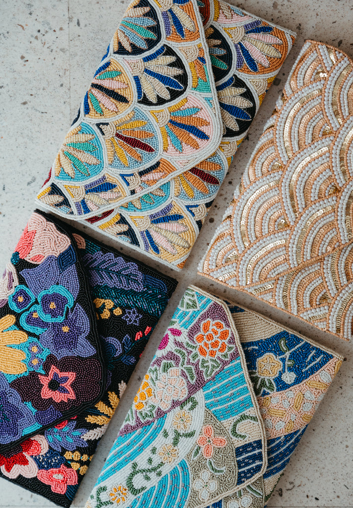 On Cloud Nine Beaded Handbag (Preorder)