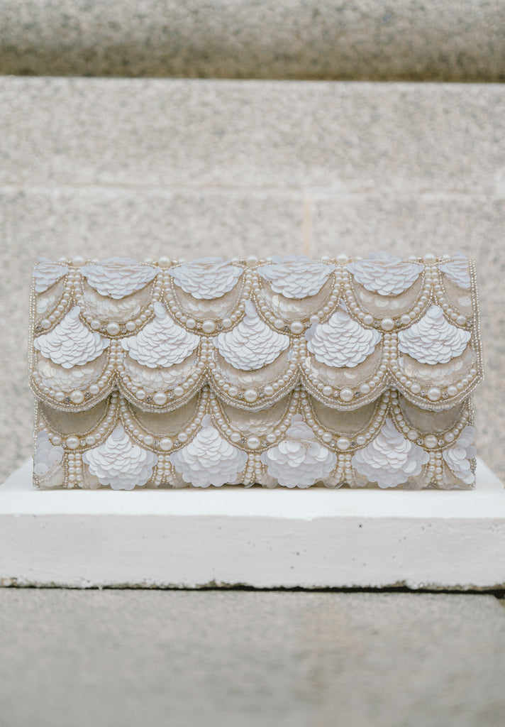 Soiree Beaded Scallop Bag (Preorder)