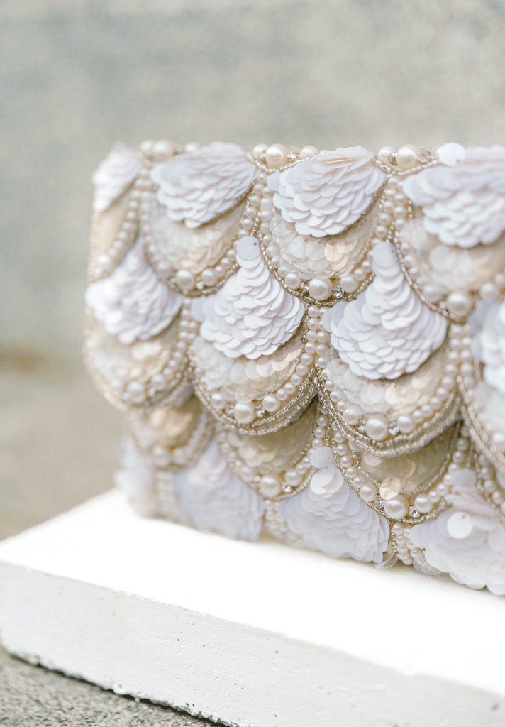 Soiree Beaded Scallop Bag (Preorder)