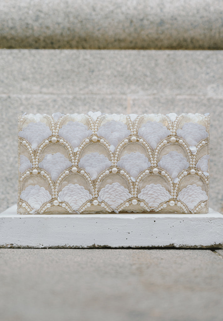 Soiree Beaded Scallop Bag (Preorder)