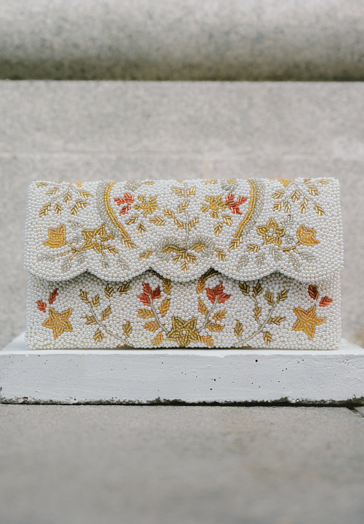 Baroque Beaded Scallop Bag (Preorder)