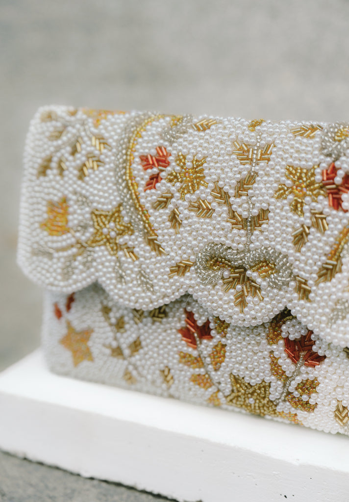 Baroque Beaded Scallop Bag (Preorder)