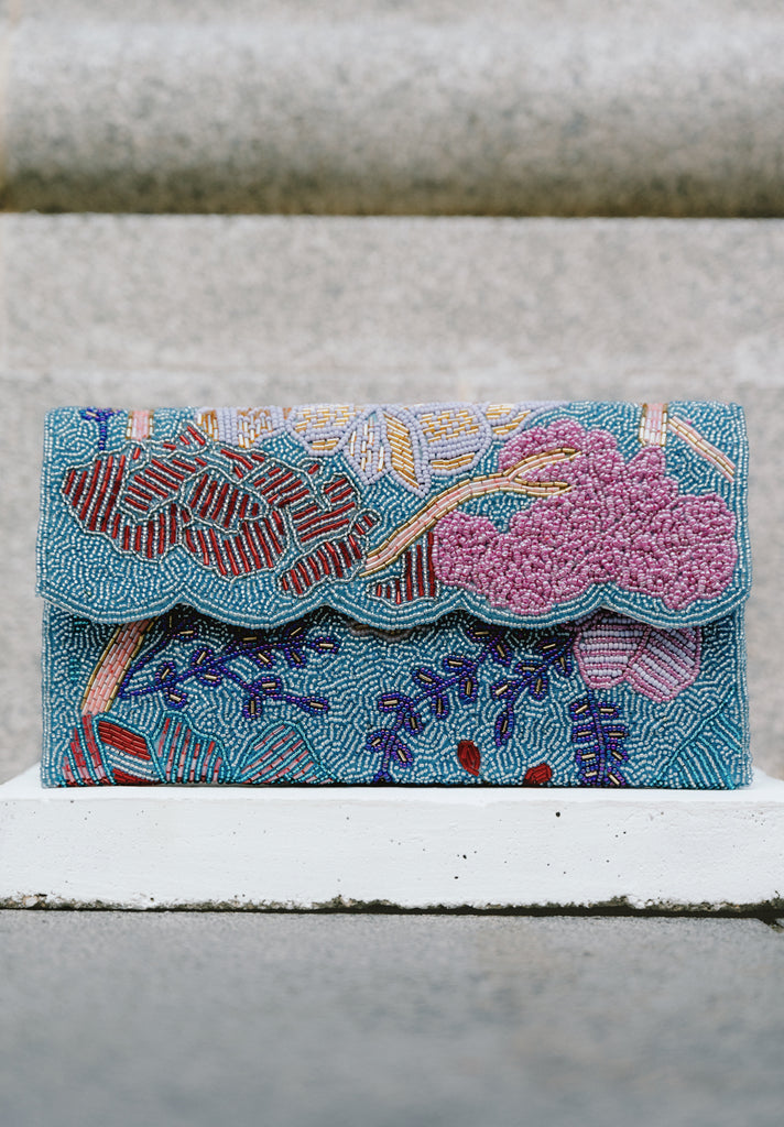 Fields Beaded Scallop Bag (Preorder)