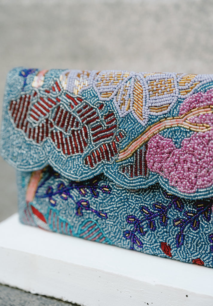 Fields Beaded Scallop Bag (Preorder)