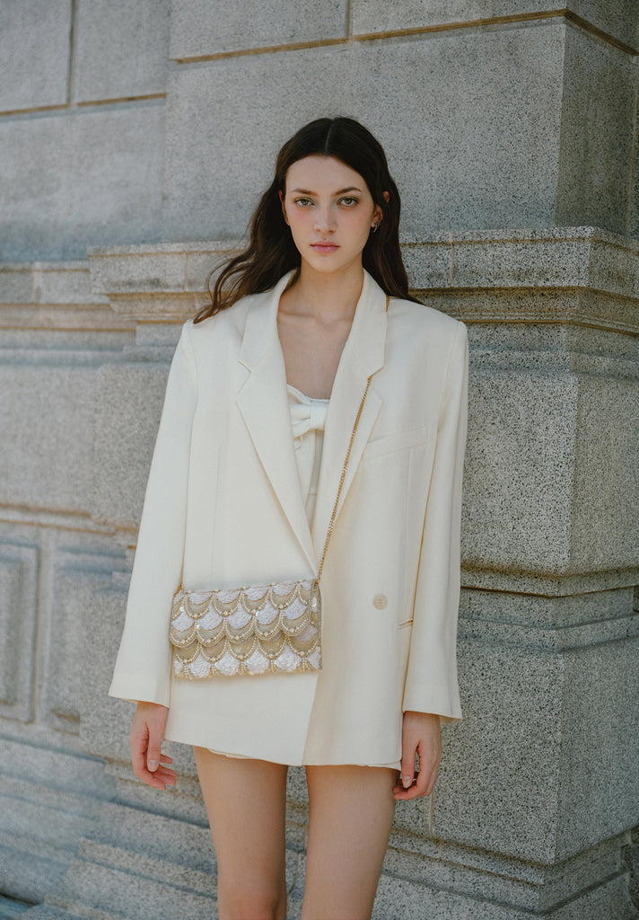 Soiree Beaded Scallop Bag (Preorder)