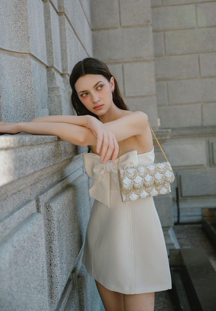 Soiree Beaded Scallop Bag (Preorder)