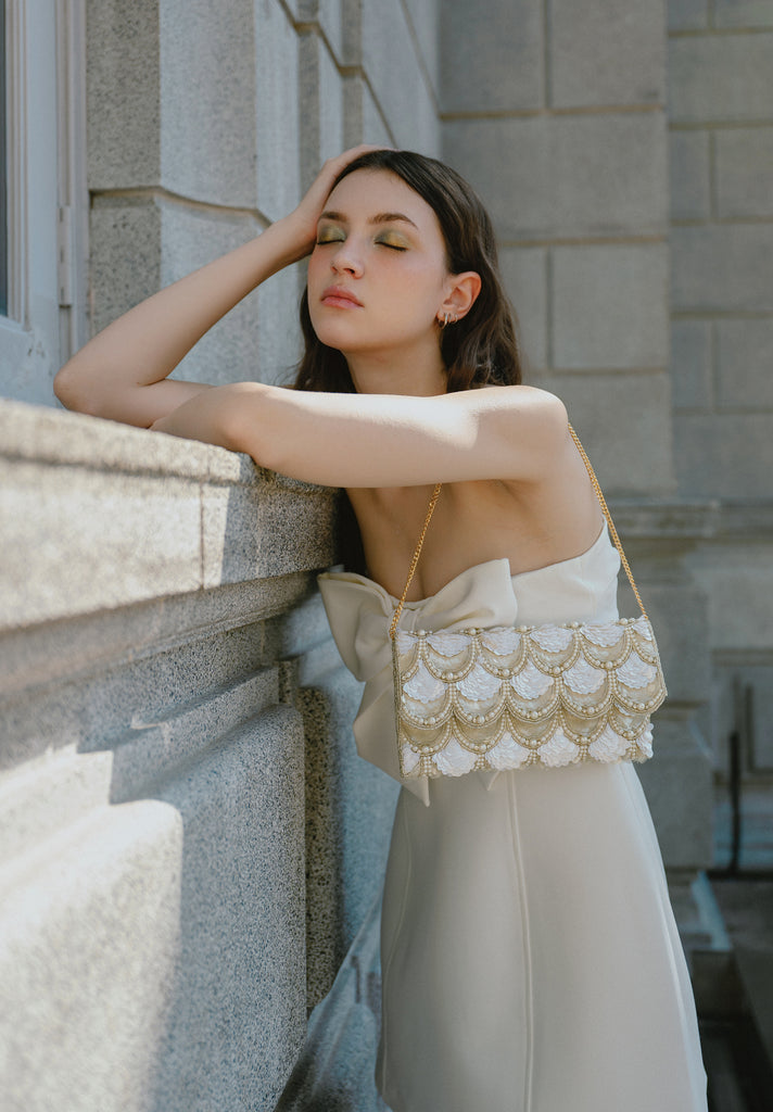Soiree Beaded Scallop Bag (Preorder)