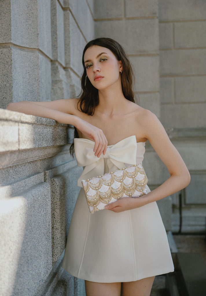 Soiree Beaded Scallop Bag (Preorder)