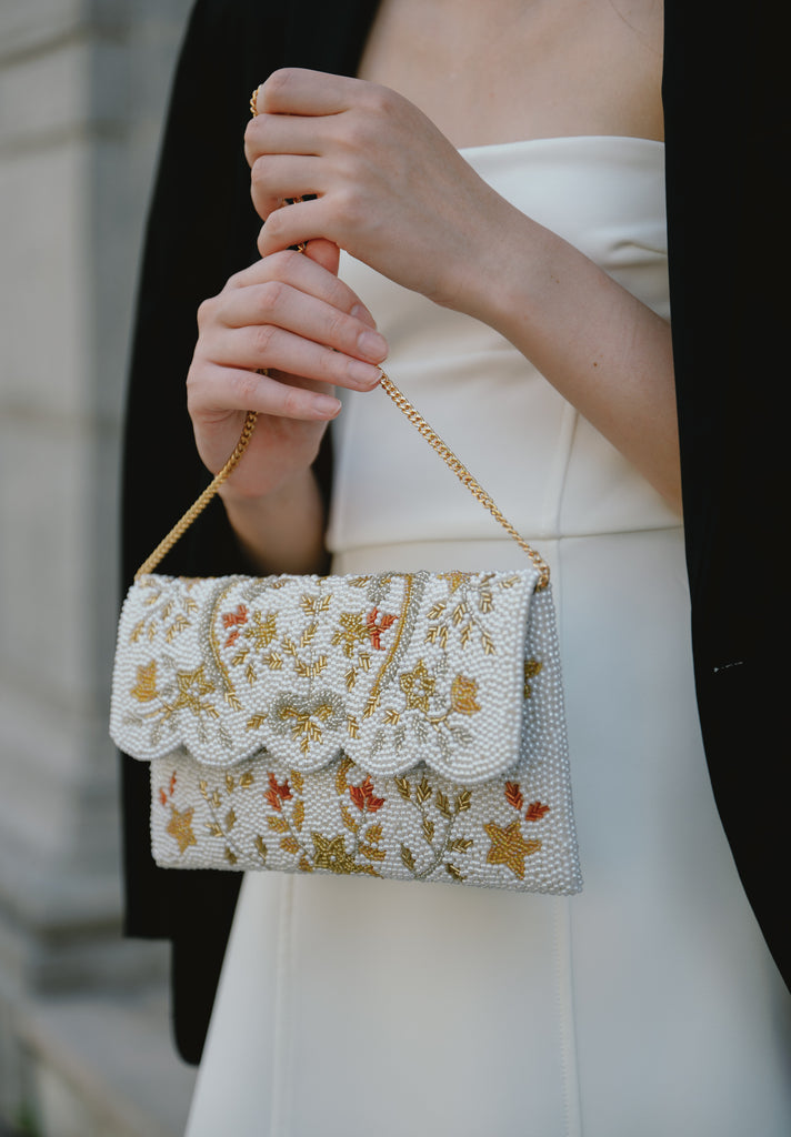 Baroque Beaded Scallop Bag (Preorder)