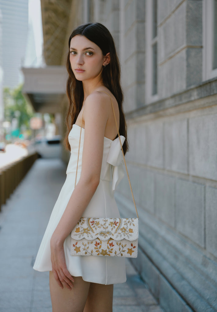 Baroque Beaded Scallop Bag (Preorder)