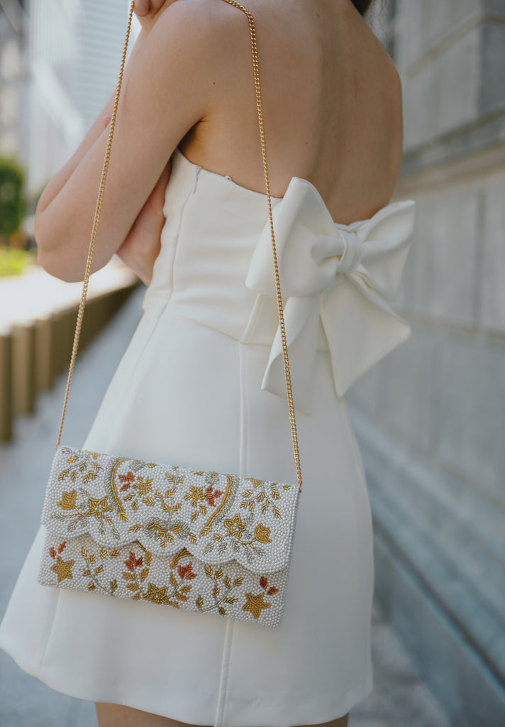 Baroque Beaded Scallop Bag (Preorder)