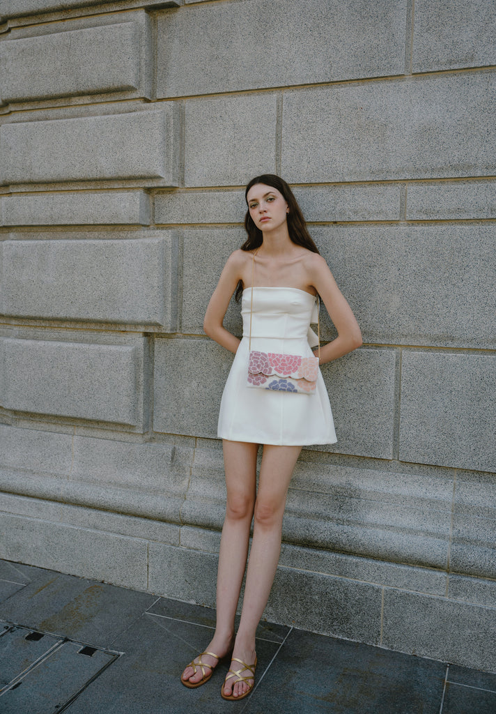 Camellia Beaded Scallop Bag (Preorder)