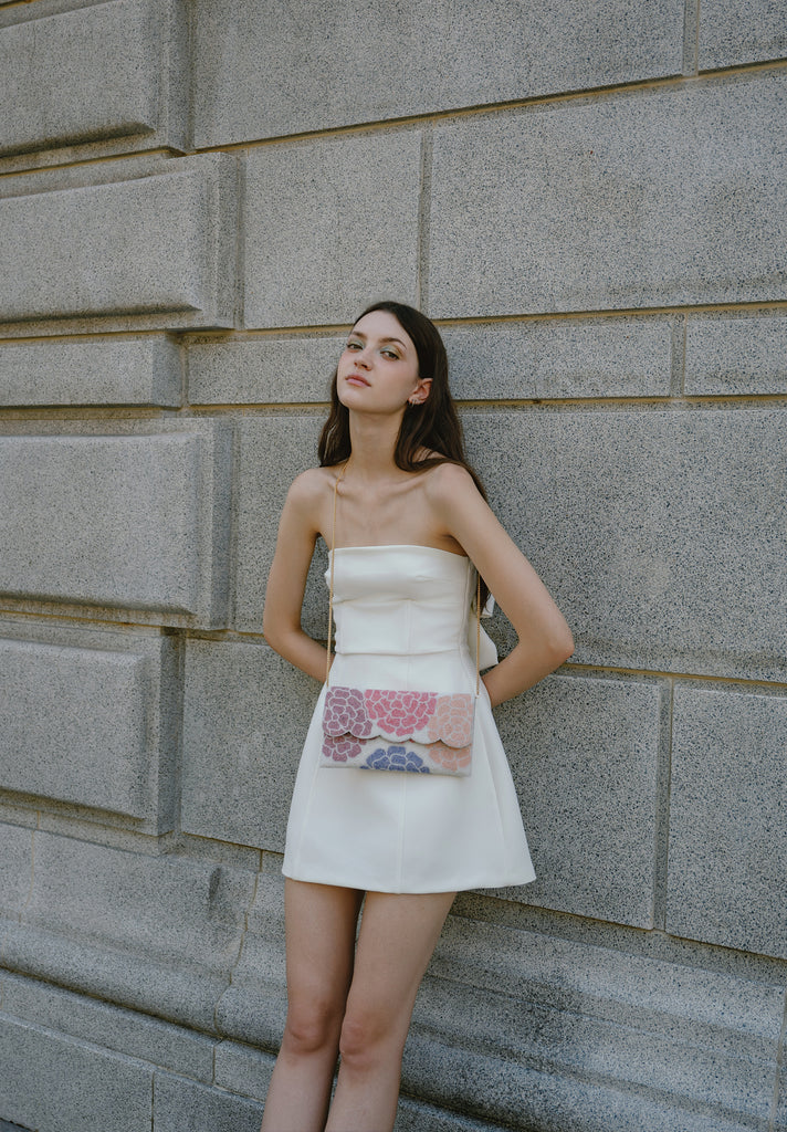 Camellia Beaded Scallop Bag (Preorder)