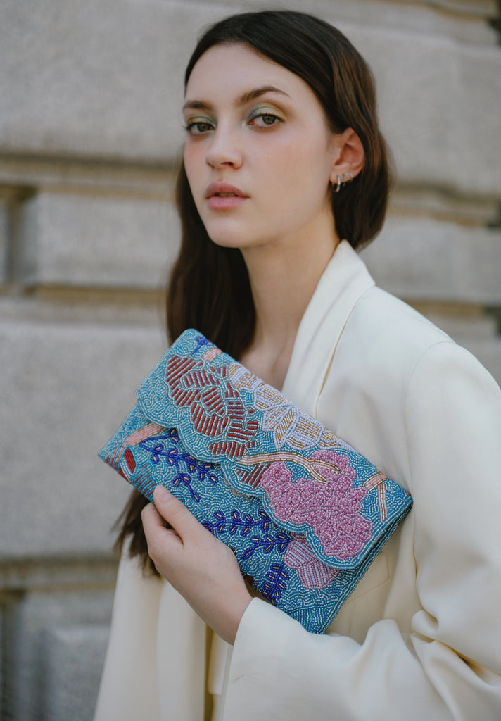 Fields Beaded Scallop Bag (Preorder)