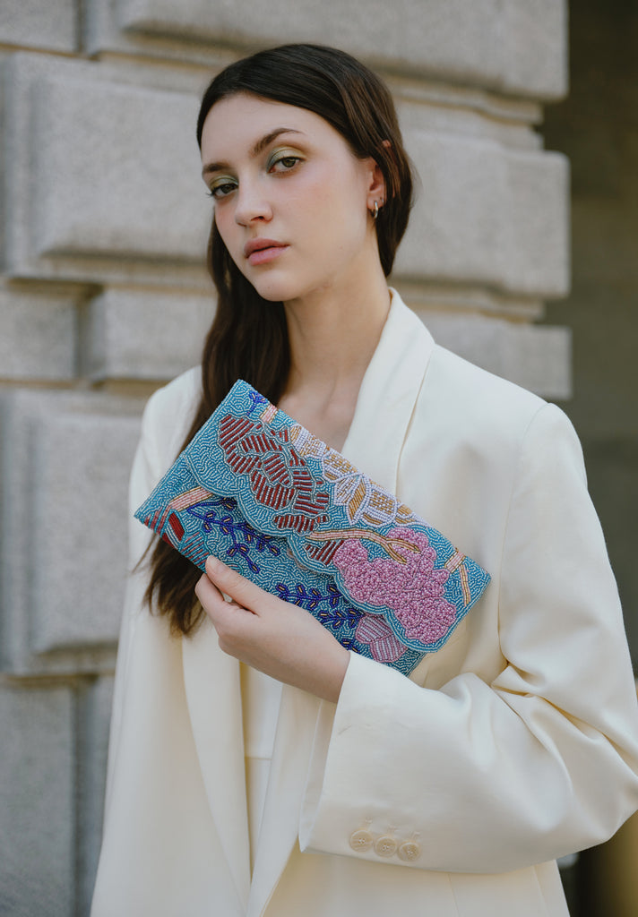 Fields Beaded Scallop Bag (Preorder)