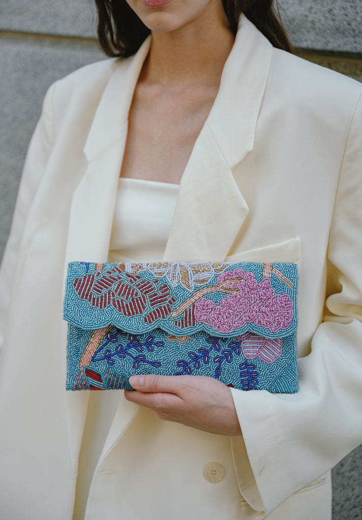 Fields Beaded Scallop Bag (Preorder)