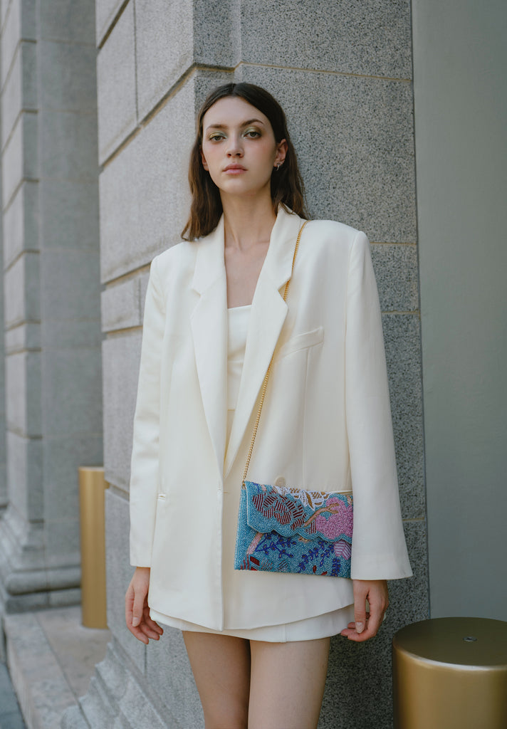 Fields Beaded Scallop Bag (Preorder)