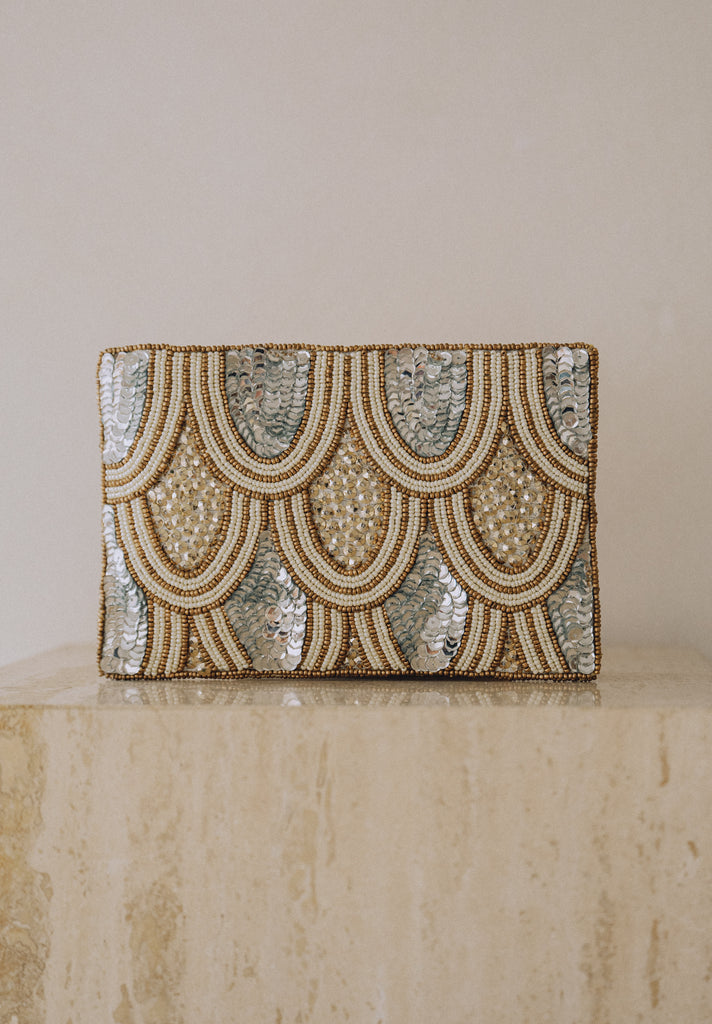 Glitter Mini Beaded Bag (Preorder)