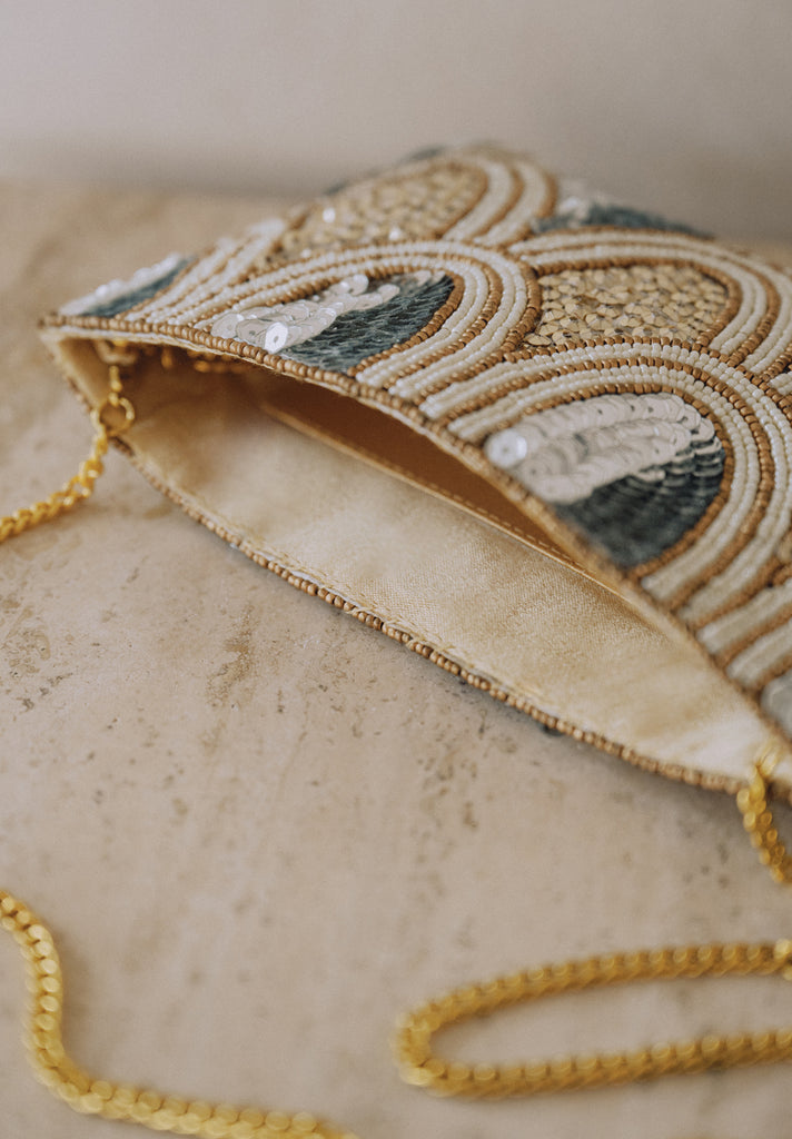 Glitter Mini Beaded Bag (Preorder)