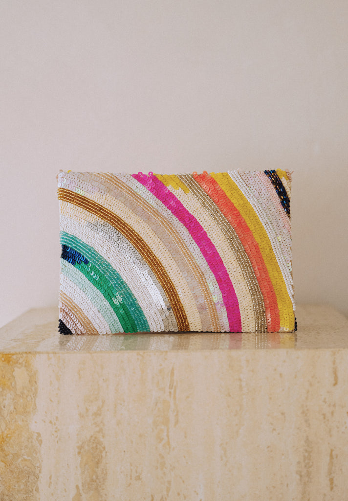 Rainbow Mini Beaded Bag (Preorder)