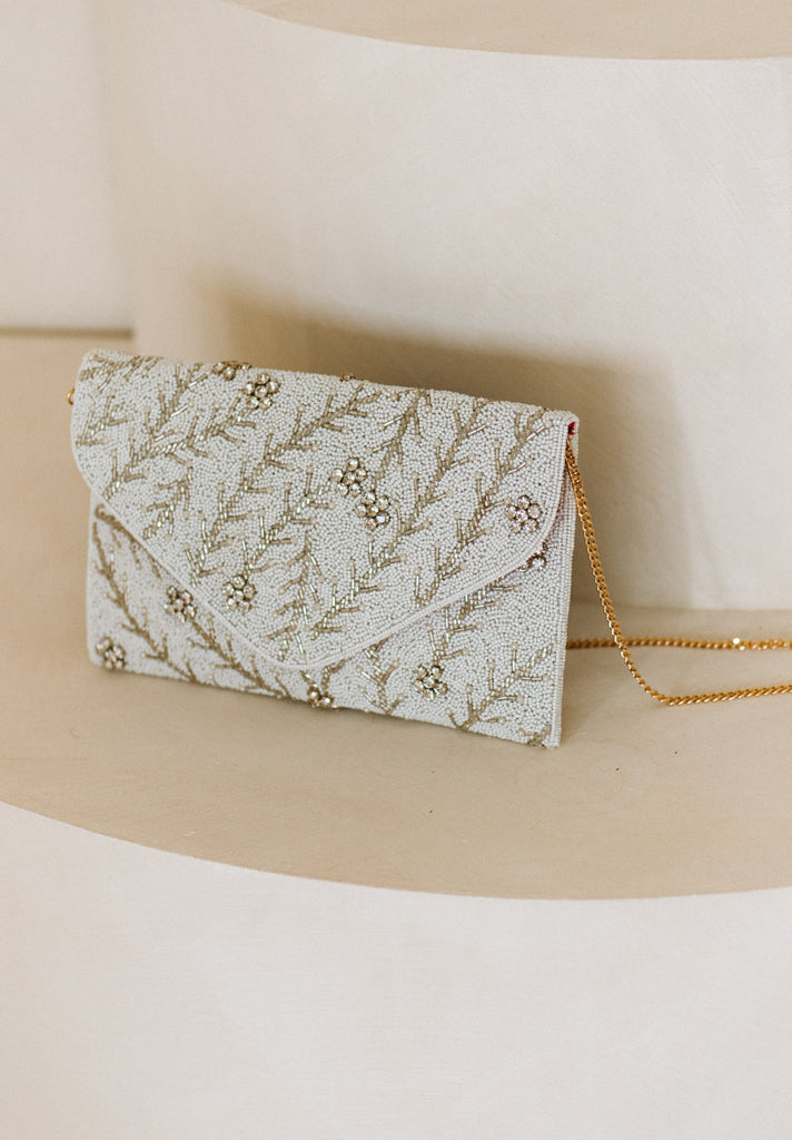 Time Stood Still Beaded Crossbody (Preorder)