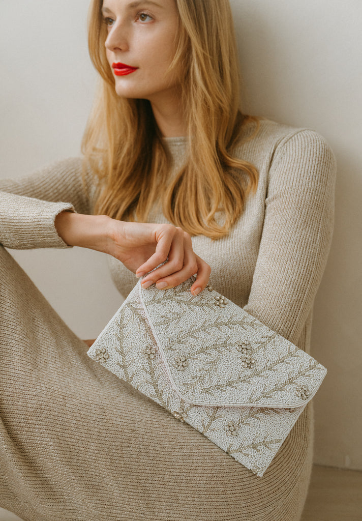 Time Stood Still Beaded Crossbody (Preorder)