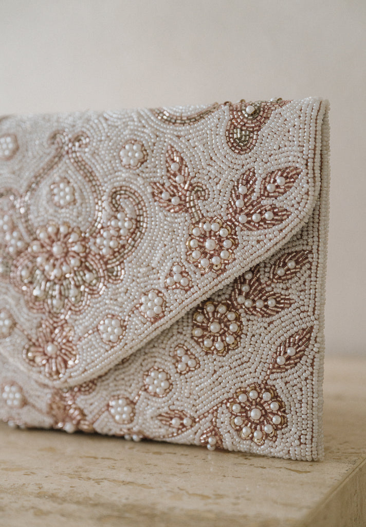 Before Sunrise Beaded Handbag