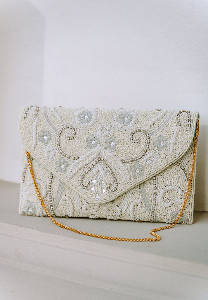 Love and Light Beaded Handbag
