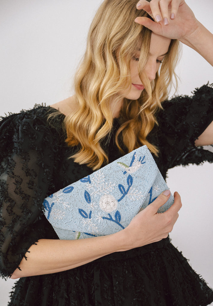 Light and Dreams Beaded Crossbody