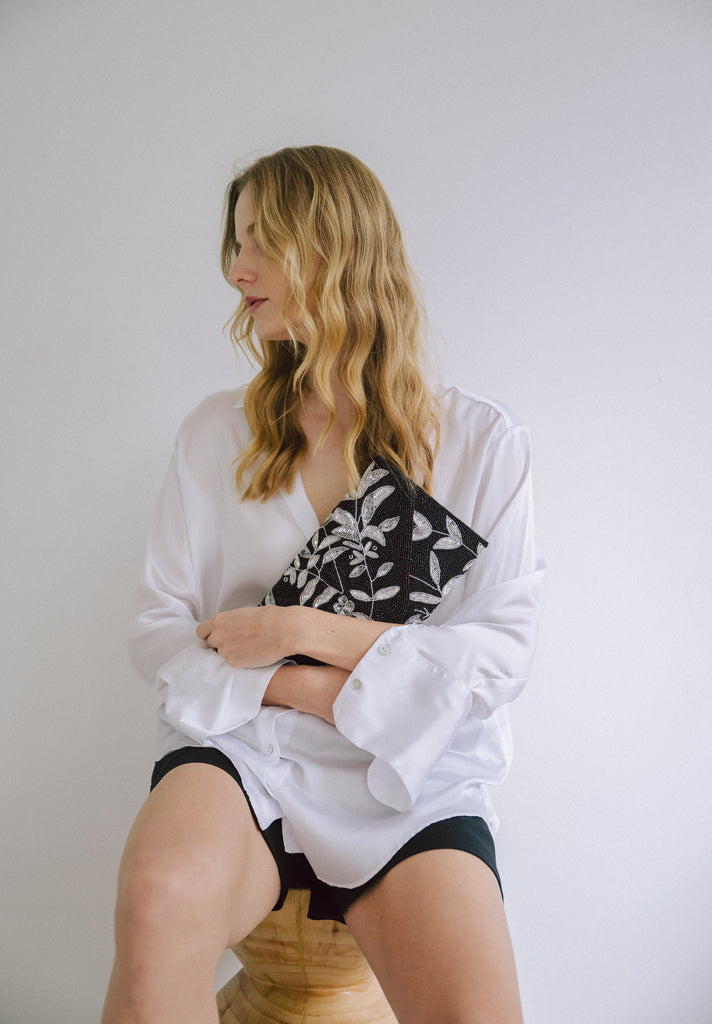 Moonlit Nights Beaded Crossbody