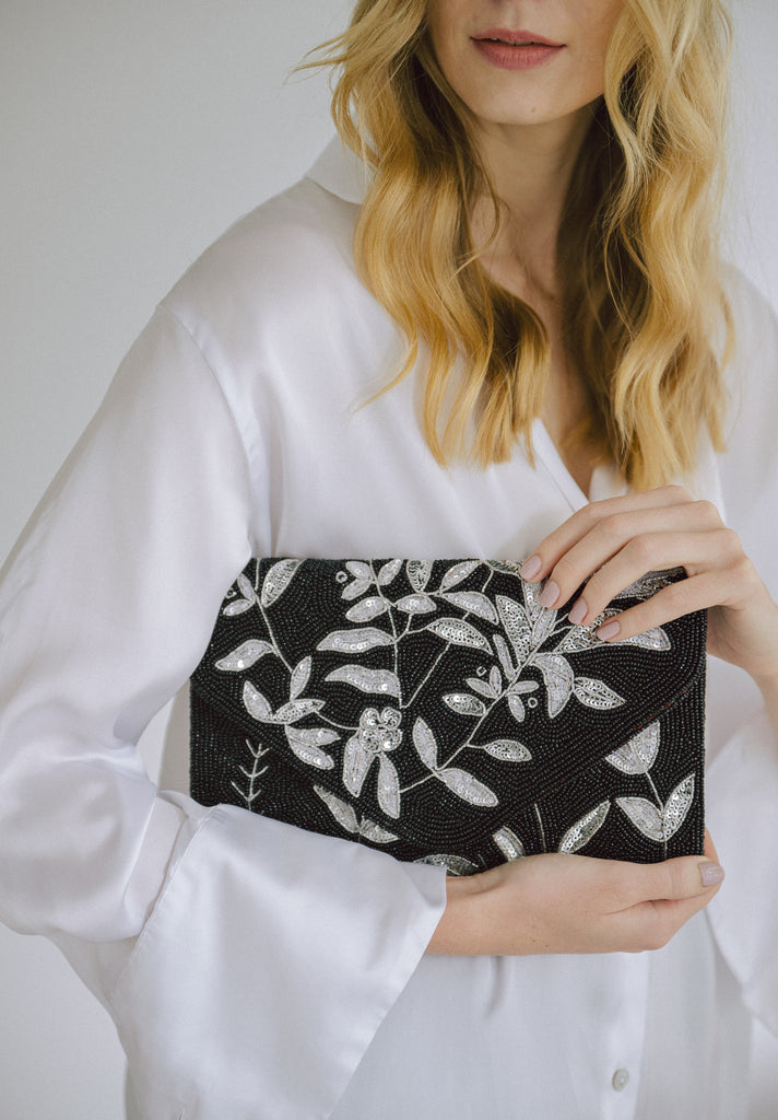 Moonlit Nights Beaded Crossbody