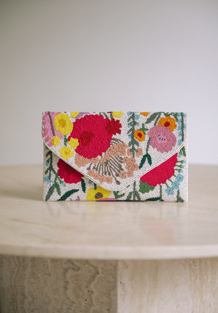 Summer Symphony Beaded Handbag (Preorder)