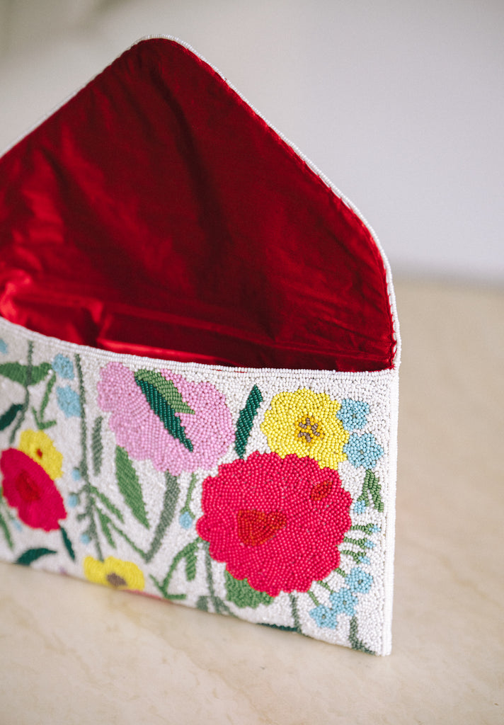 Summer Symphony Beaded Handbag (Preorder)