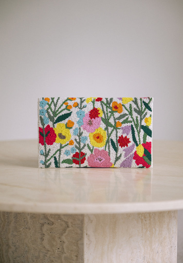 Summer Symphony Beaded Handbag (Preorder)