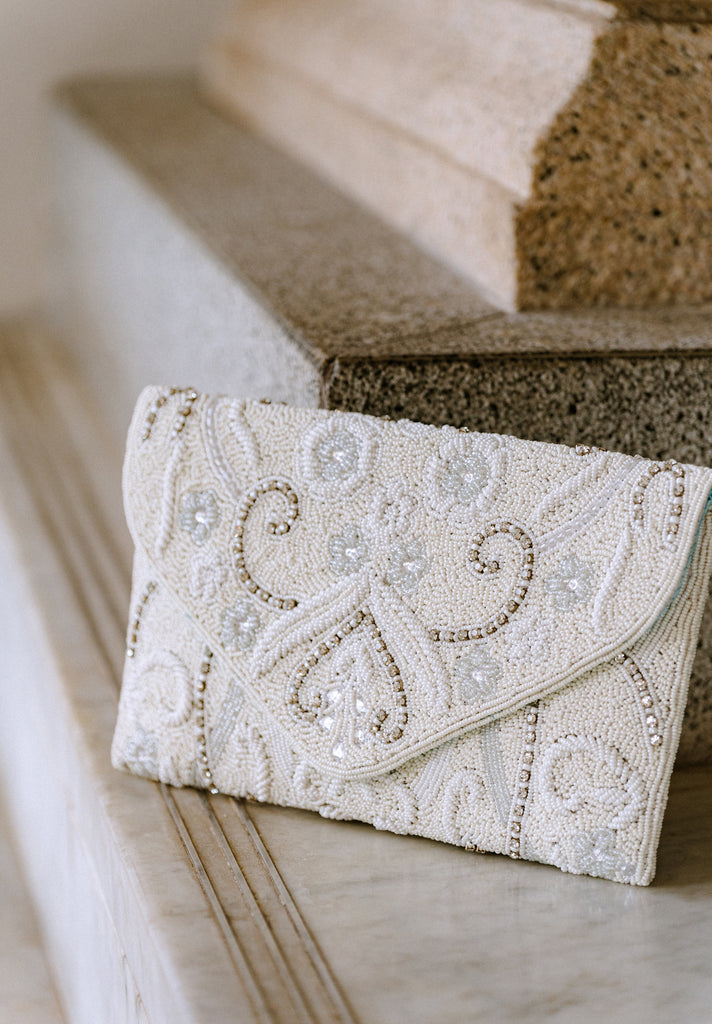 Love and Light Beaded Handbag