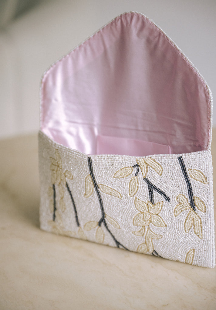 A story to tell Beaded Crossbody