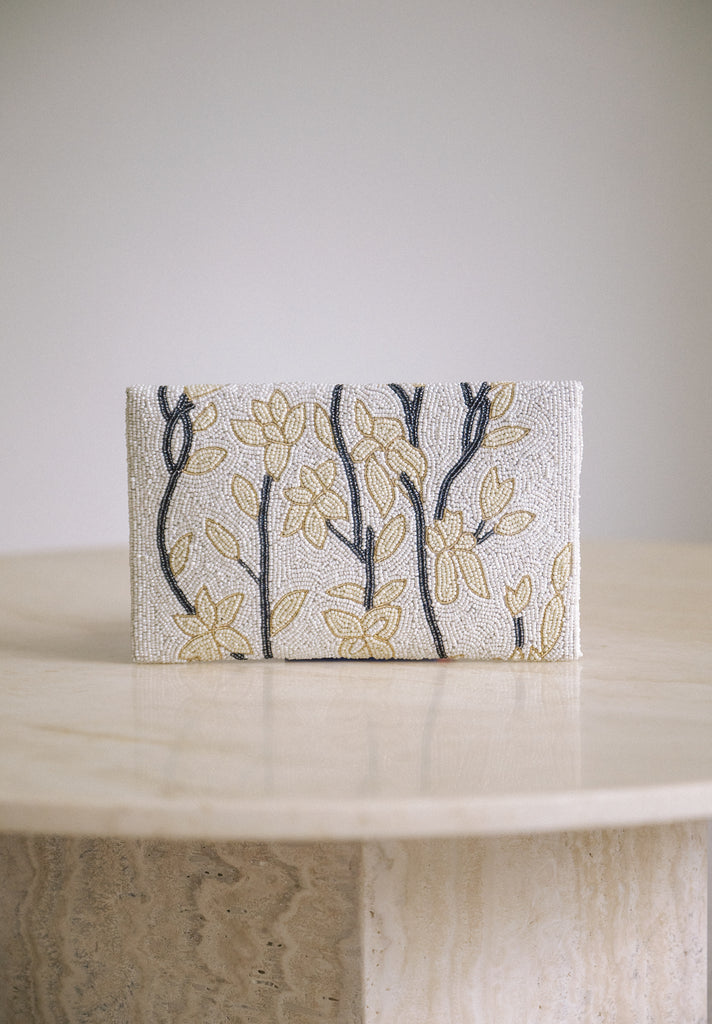 A story to tell Beaded Crossbody