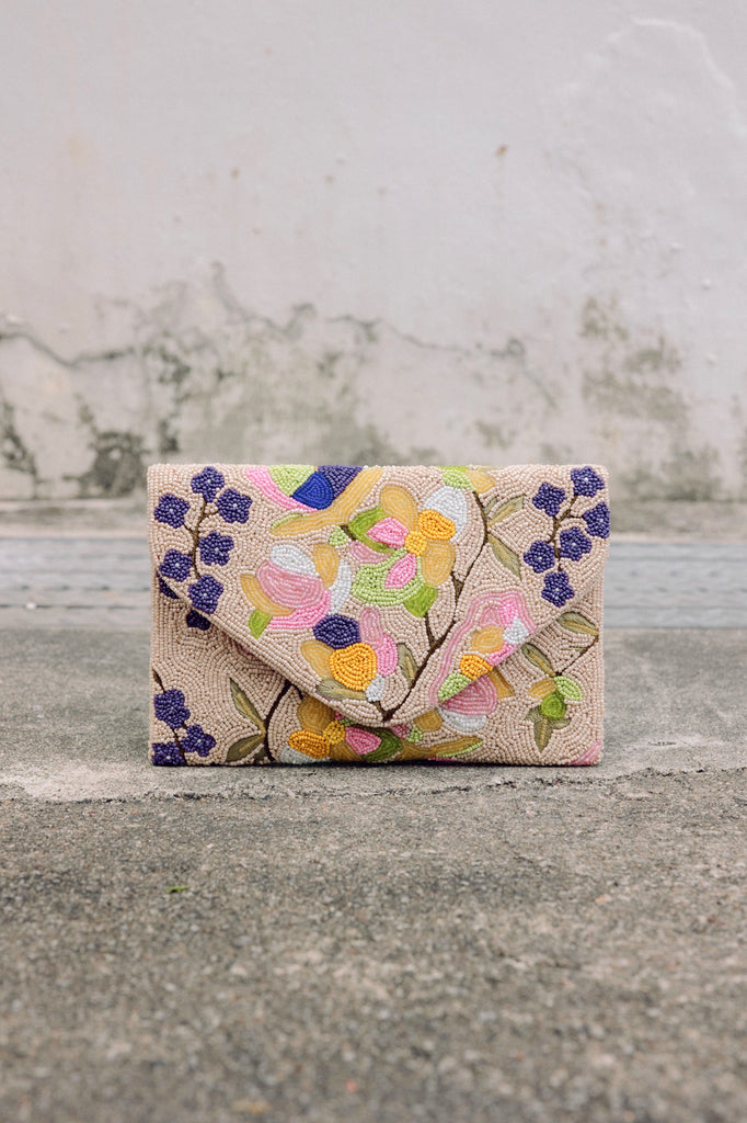 Wild Posy Beaded Crossbody