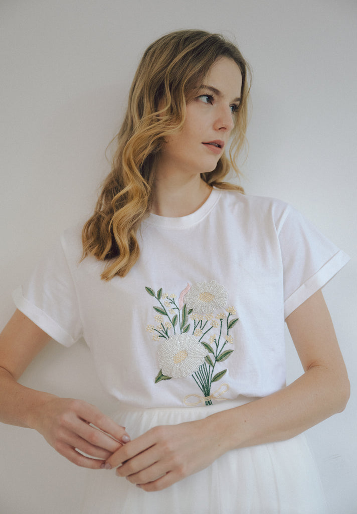 Sunlit Days Handbeaded Top