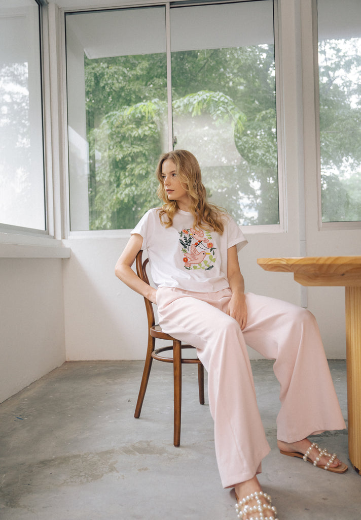 Wildflowers Handbeaded Top (Preorder)