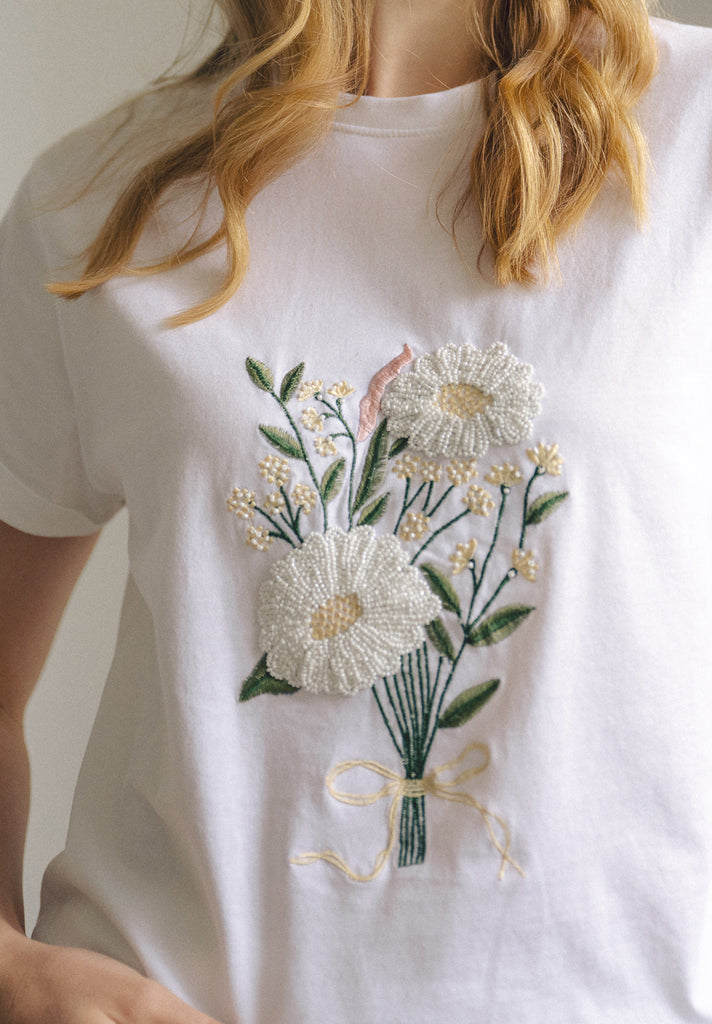 Sunlit Days Handbeaded Top