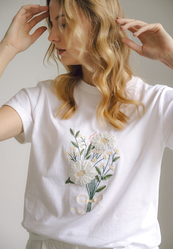 Sunlit Days Handbeaded Top