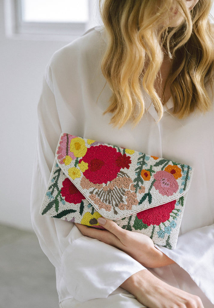 Summer Symphony Beaded Handbag (Preorder)