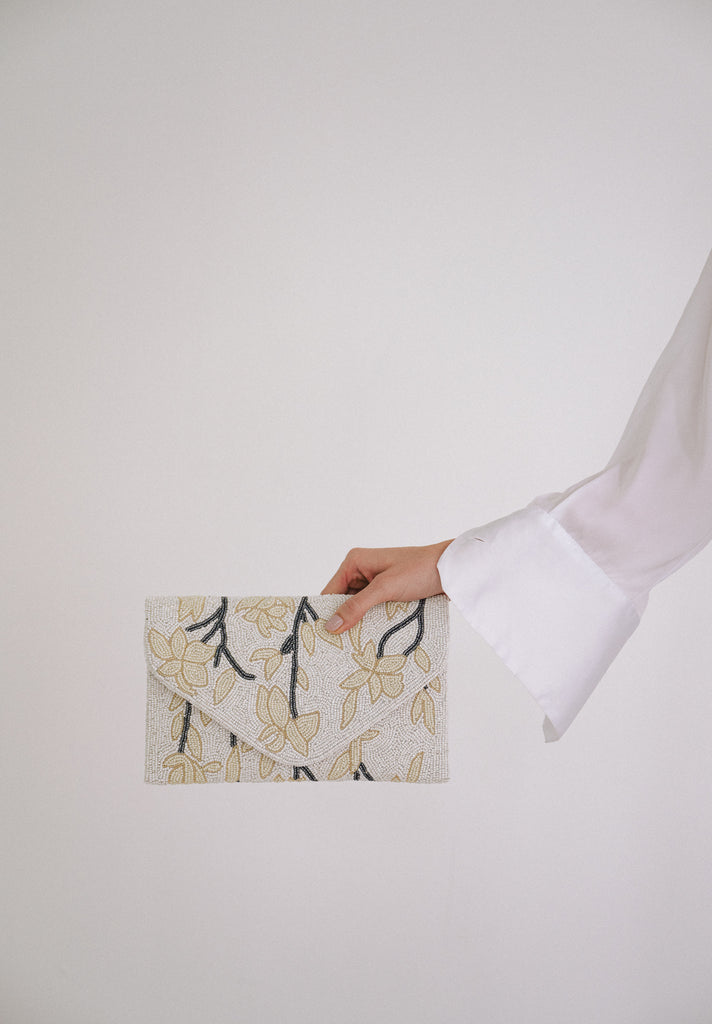 A story to tell Beaded Crossbody