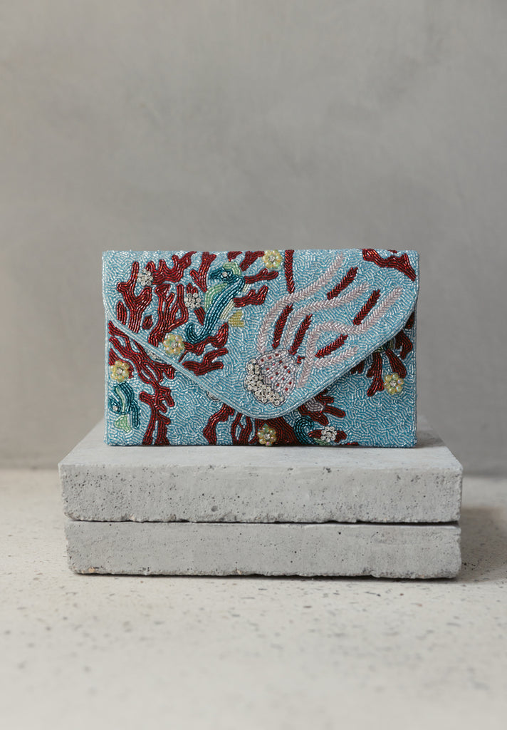 Coral Reefs Beaded Handbag