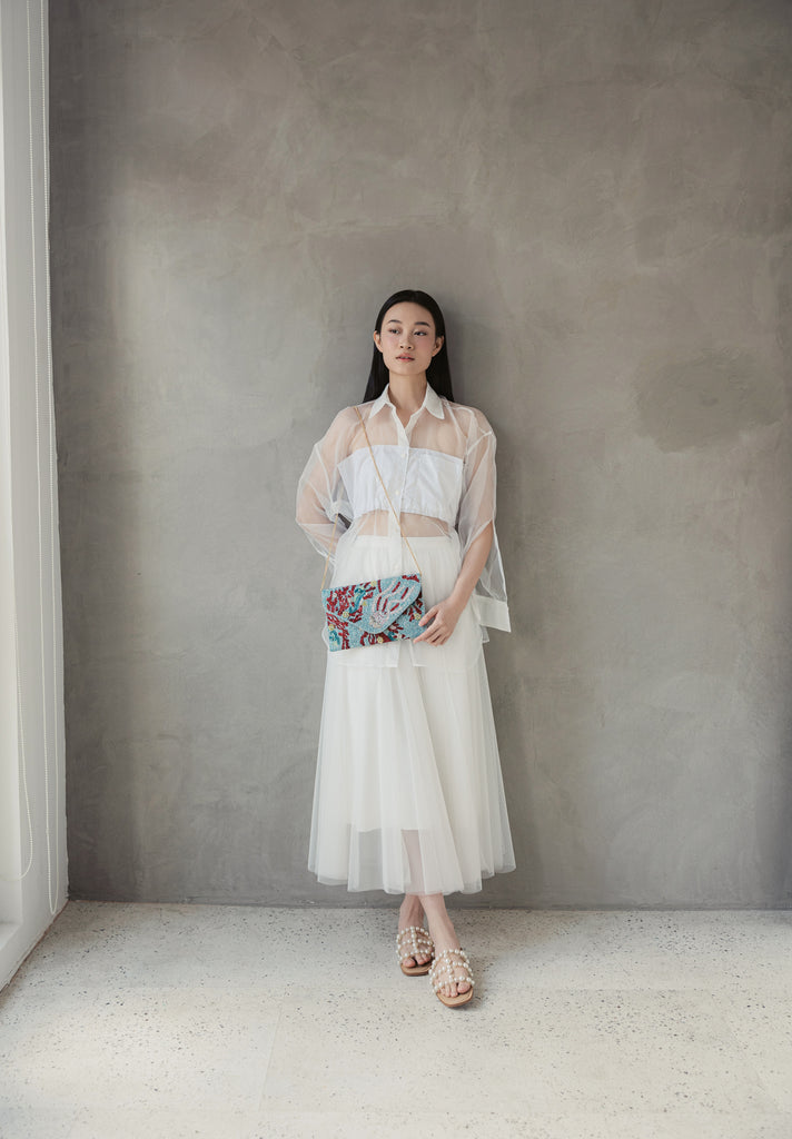 Coral Reefs Beaded Handbag