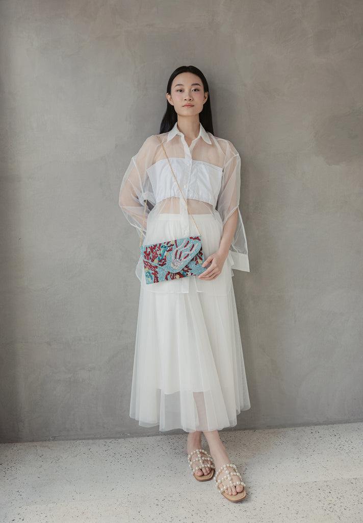 Coral Reefs Beaded Handbag