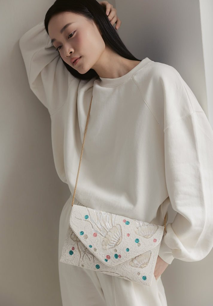 Jellyfish Beaded Handbag (Preorder)